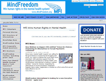Tablet Screenshot of mindfreedom.org